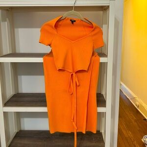 Express Two Piece Crop Top and Skirt